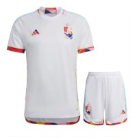 Belgia Bortedraktsett Barn VM 2022 Kortermet (+ Korte bukser)